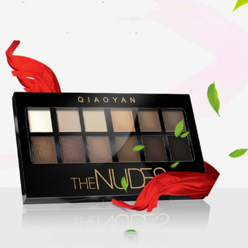 Pretty Makeup Plate Nude Eye Shadow 12 Colors