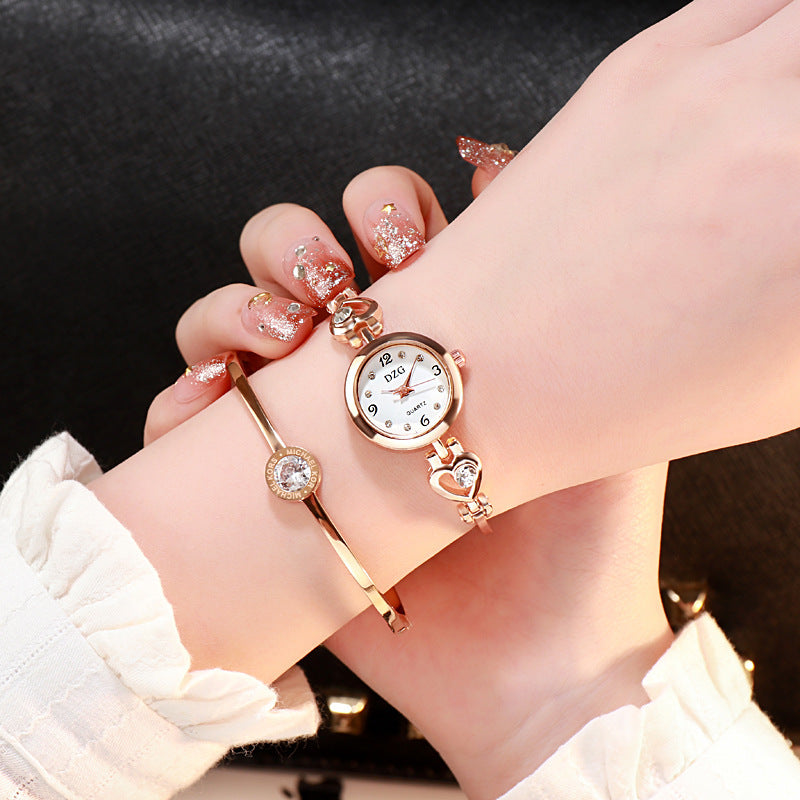 Simple Rhinestone Jewelry For Women Casual Watch